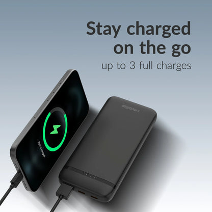 Mobilize Power Bank 10000Mah Pd 20W Black - Essentify