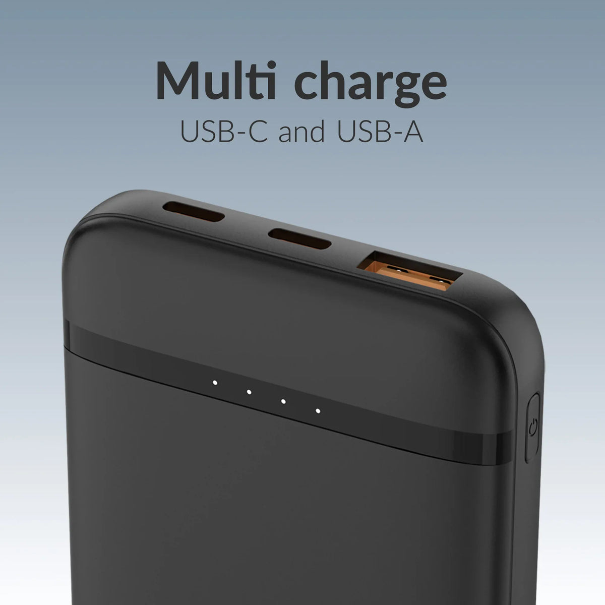 Mobilize Power Bank 10000Mah Pd 20W Black - Essentify