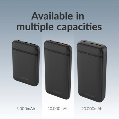 Mobilize Power Bank 10000Mah Pd 20W Black - Essentify