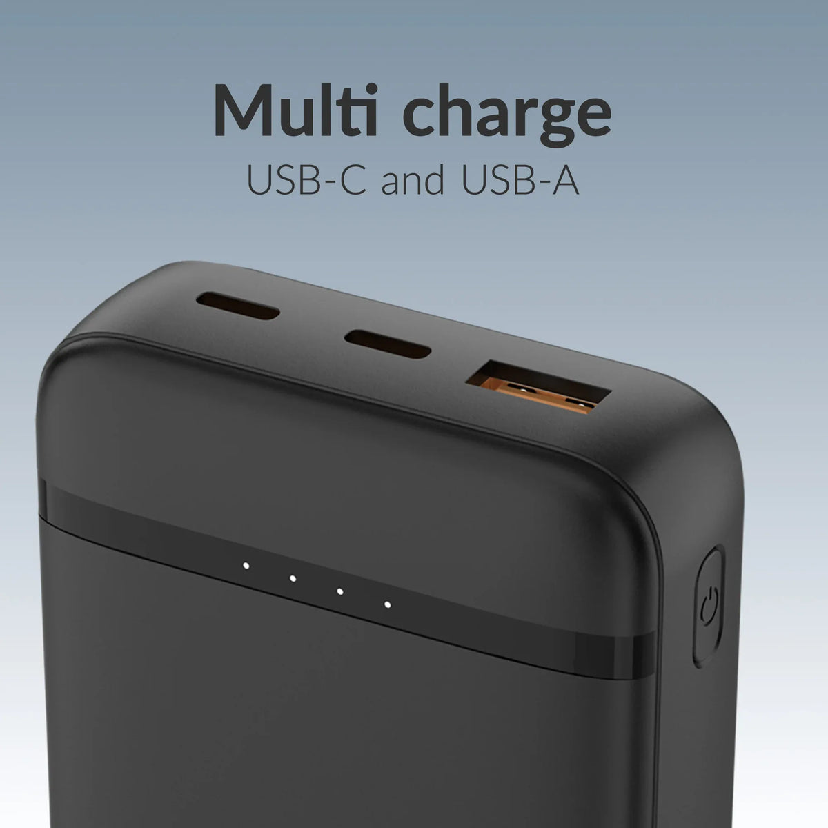 Mobilize Power Bank 20000Mah Pd 20W Black - Essentify