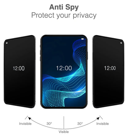 Mobilize Privacy Glass Screen Protector - Black Frame - For Samsung Galaxy A15 4G/5G - Essentify