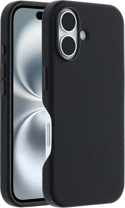 Otterbox Symmetry+ Cactus Leather Case Apple Iphone 16 Noir Ash - Essentify