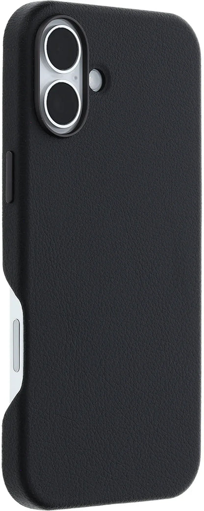 Otterbox Symmetry+ Cactus Leather Case Apple Iphone 16 Plus Noir Ash - Essentify