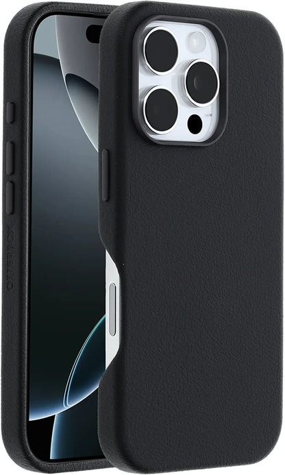 Otterbox Symmetry+ Cactus Leather Case Apple Iphone 16 Pro Noir Ash - Essentify