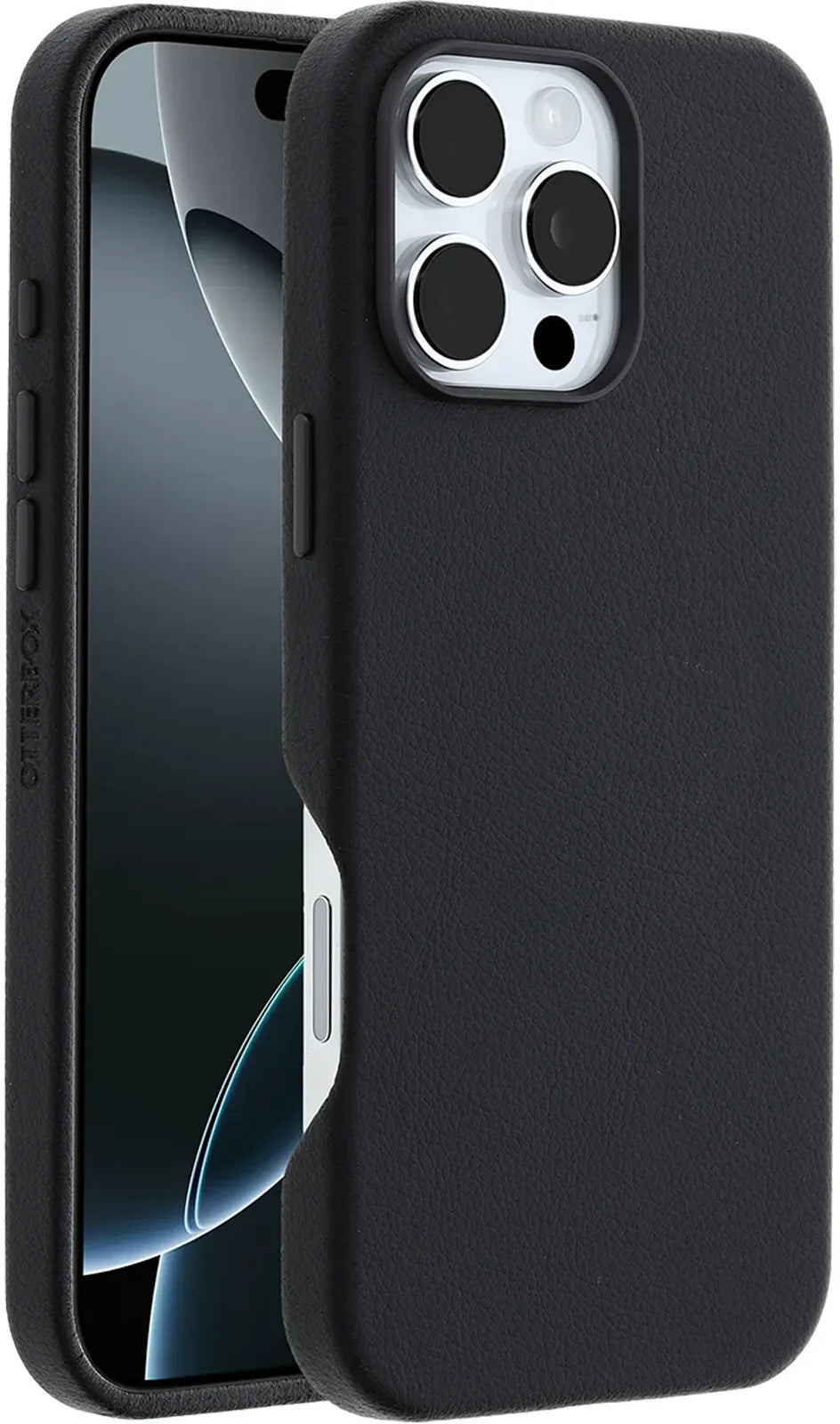 Otterbox Symmetry+ Cactus Leather Case Apple Iphone 16 Pro Max Noir Ash - Essentify