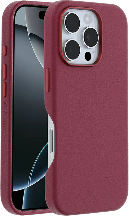 Otterbox Symmetry+ Cactus Leather Case Apple Iphone 16 Pro Foxberry - Essentify