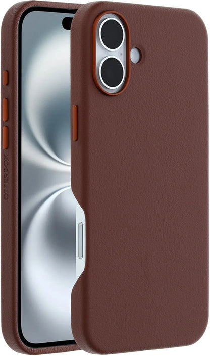 Otterbox Symmetry+ Cactus Leather Case Apple Iphone 16 Plus Rich Adobe - Essentify
