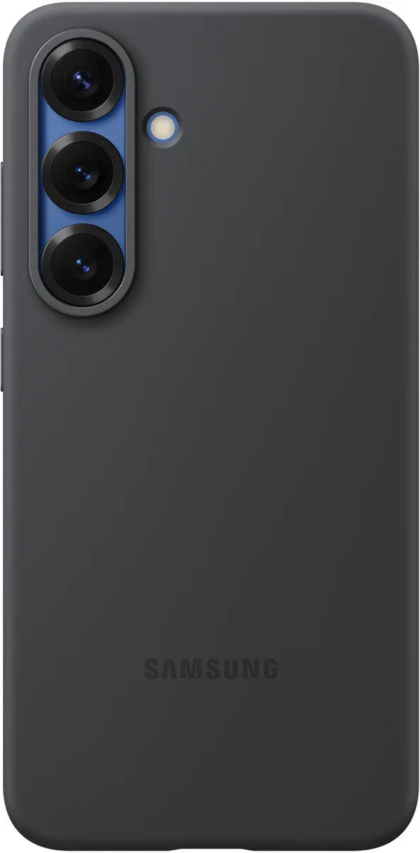 Samsung Silicone Cover Galaxy S25 5G Black - Essentify