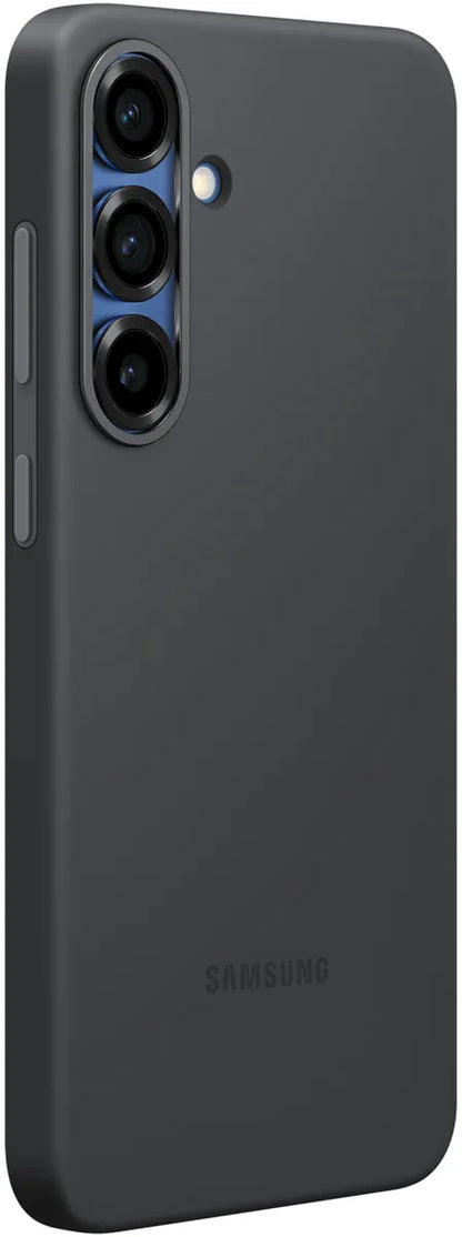 Samsung Silicone Cover Galaxy S25+ 5G Black - Essentify