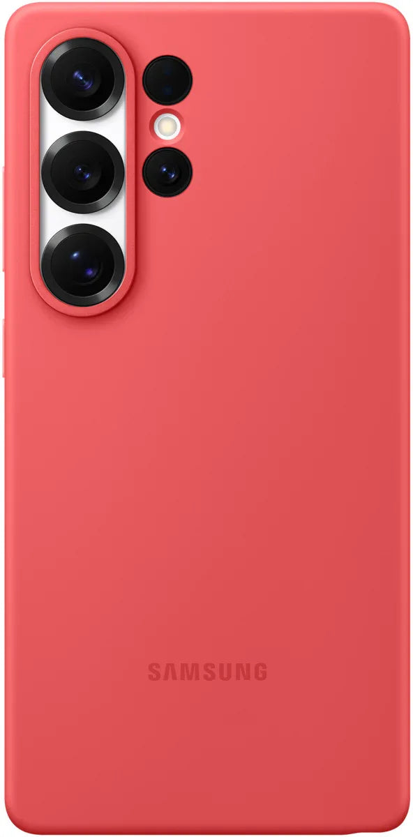 Samsung Silicone Cover Galaxy S25 Ultra 5G Red - Essentify