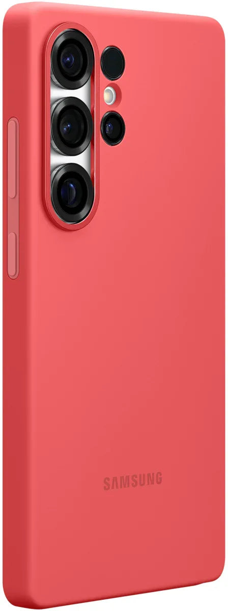 Samsung Silicone Cover Galaxy S25 Ultra 5G Red - Essentify