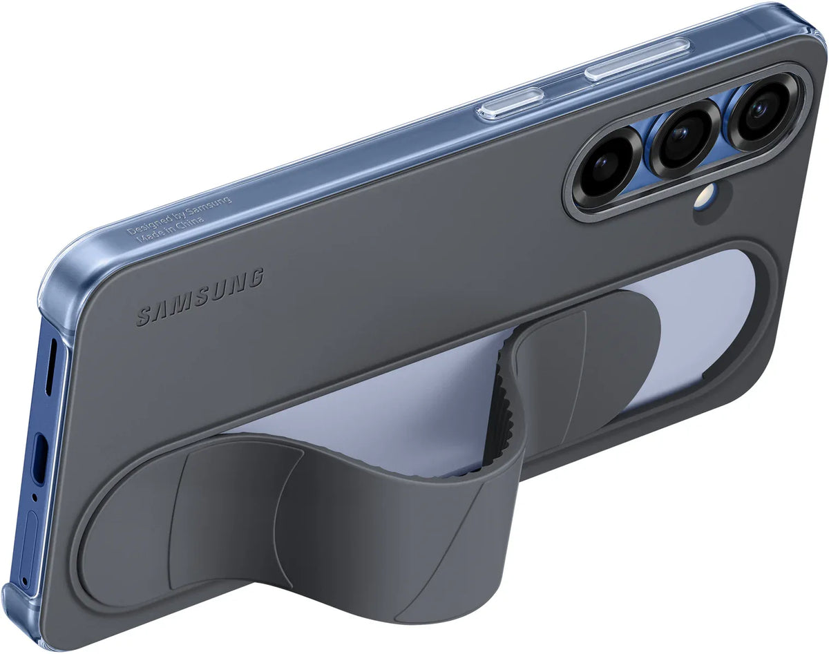 Samsung Standing Grip Case Galaxy S25 5G Black - Essentify