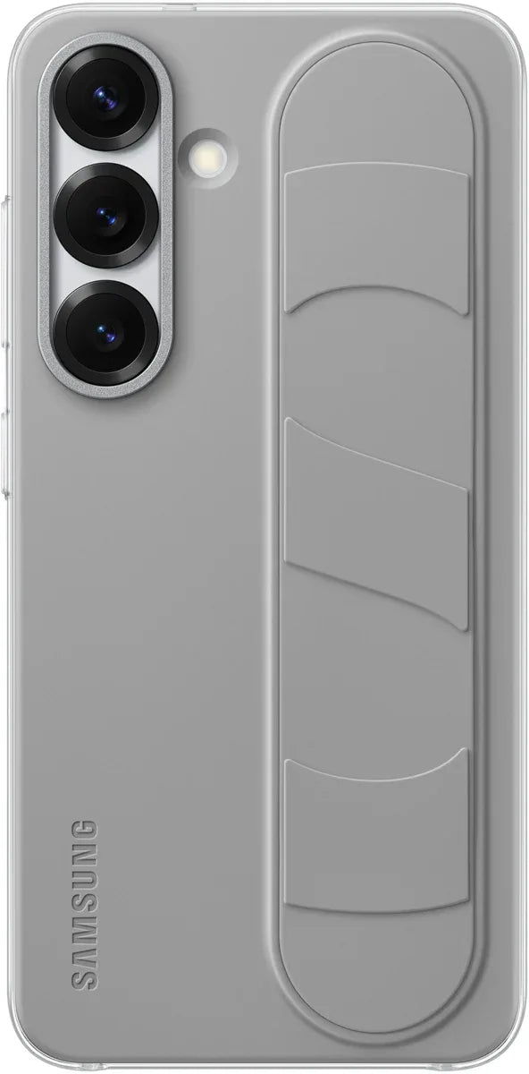 Samsung Standing Grip Case Galaxy S25 5G Grey - Essentify
