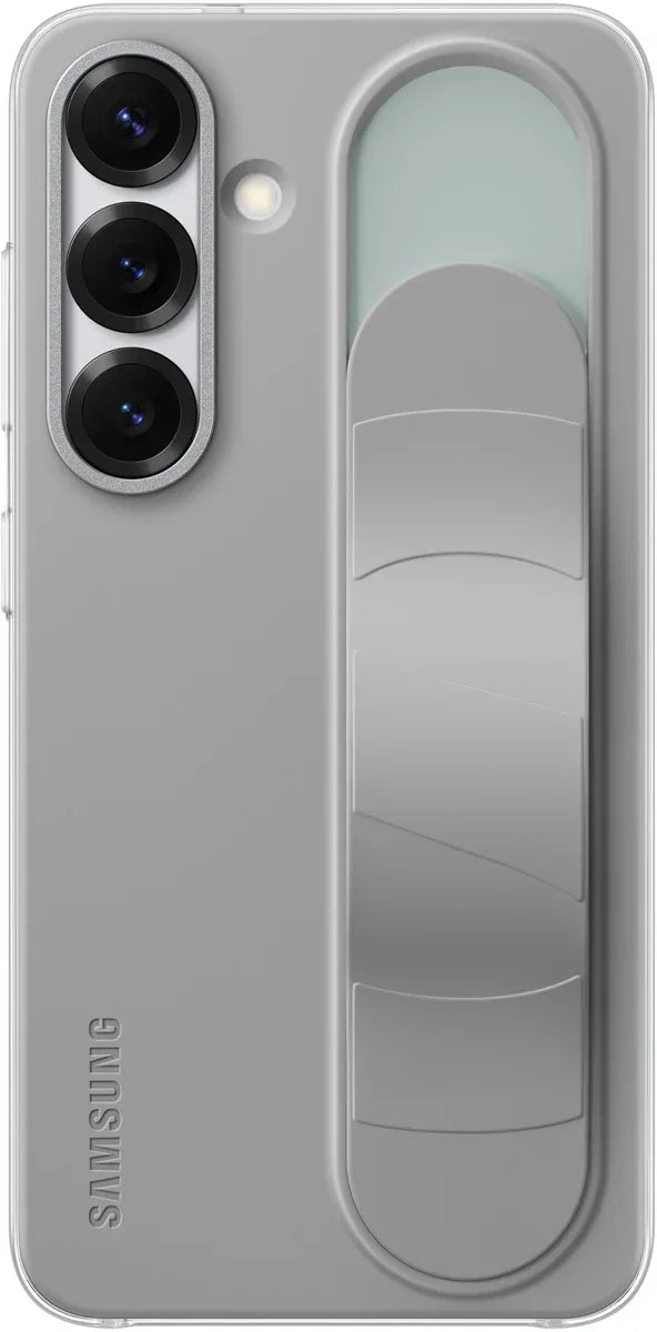 Samsung Standing Grip Case Galaxy S25 5G Grey - Essentify