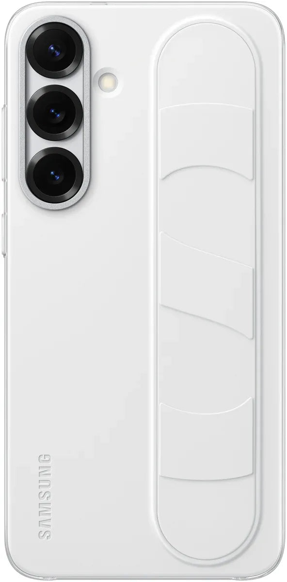 Samsung Standing Grip Case Galaxy S25+ 5G White - Essentify