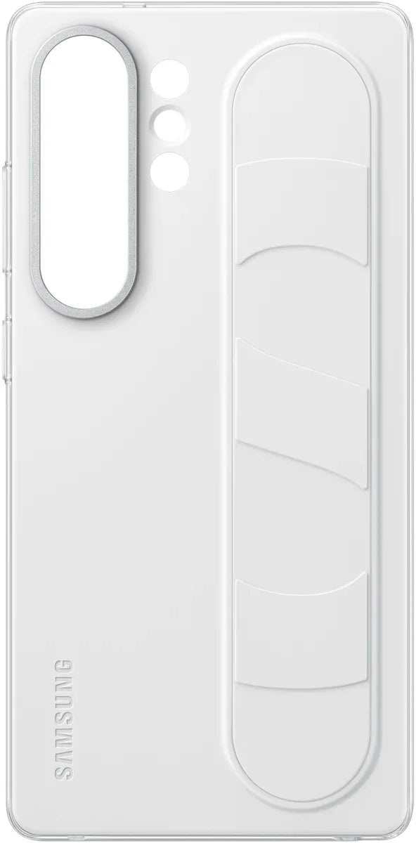 Samsung Standing Grip Case Galaxy S25 Ultra 5G White - Essentify