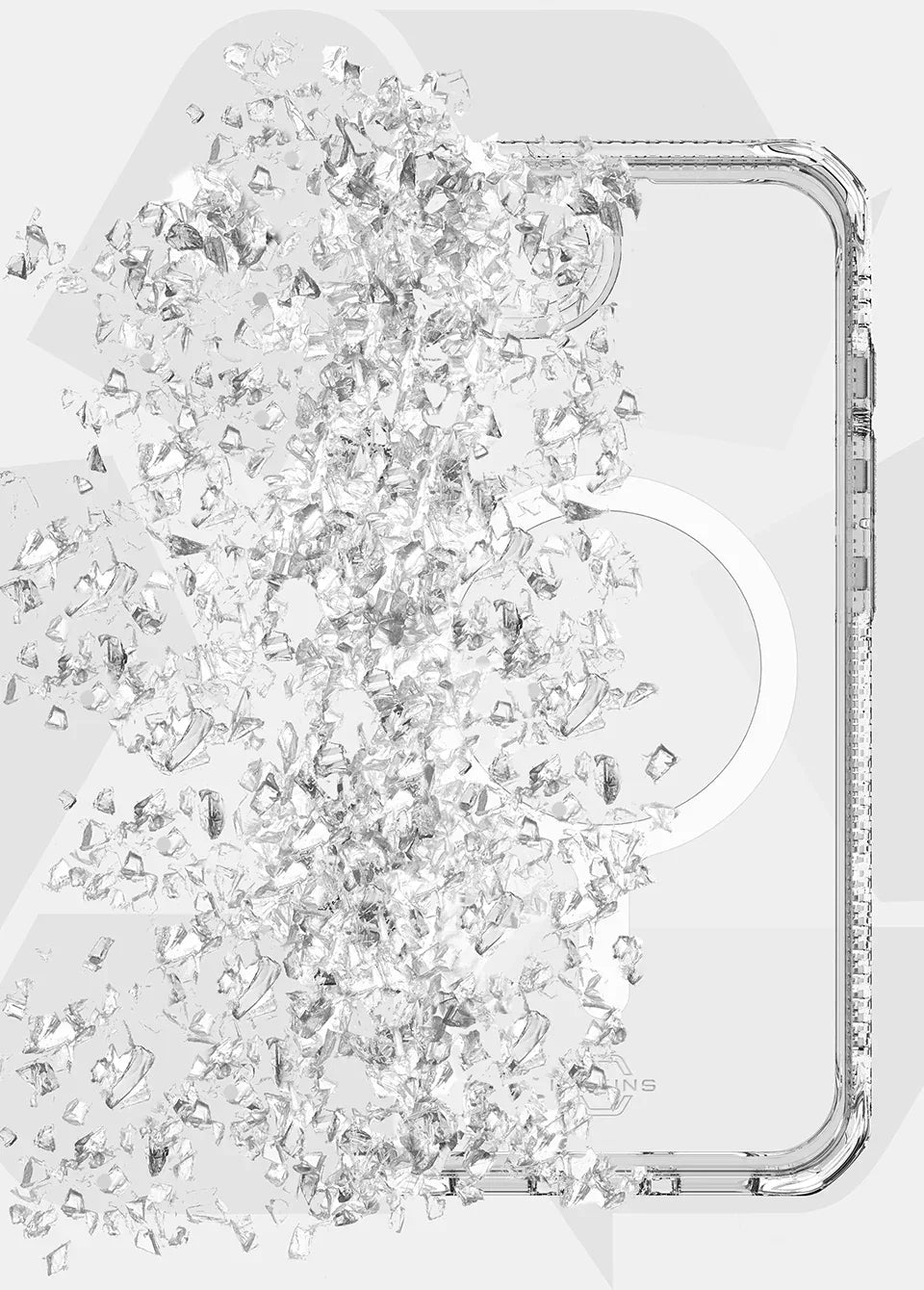 Itskins Level 2 Hybridmagclear_R For Apple Iphone 16E Transparent - Essentify