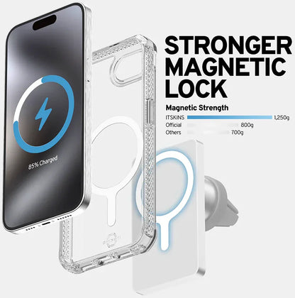 Itskins Level 2 Hybridmagclear_R For Apple Iphone 16E Transparent - Essentify