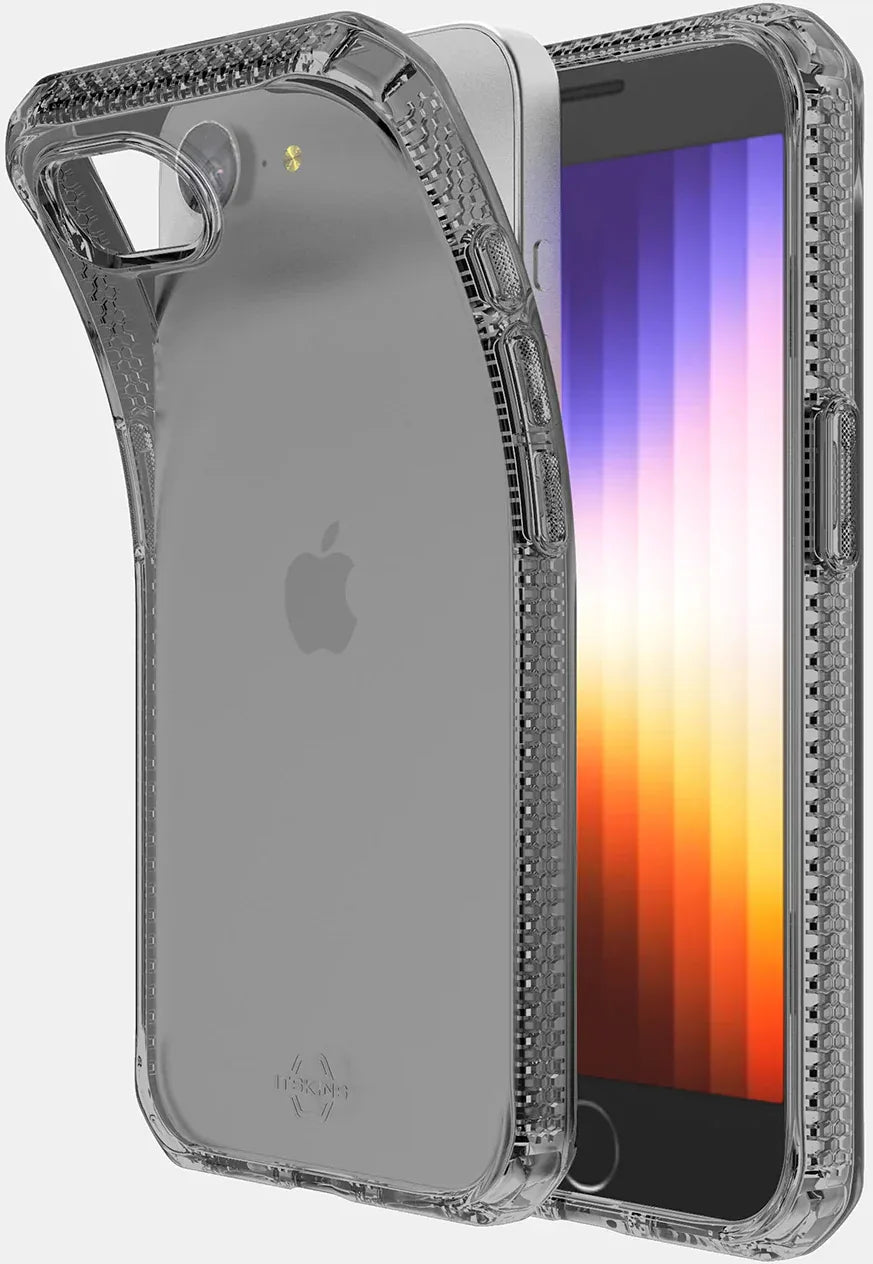 Itskins Level 2 Spectrumclear_R For Apple Iphone 16E Smoke - Essentify