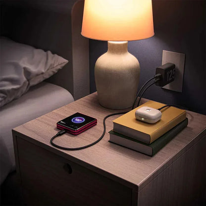 Motorola Turbopower Dual Usb-C Wall Charger Incl. Usb-C Cable 2M. 125W Black - Essentify