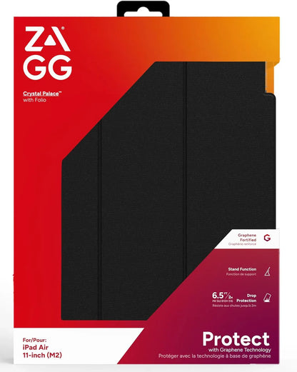 Zagg Crystal Palace Folio Case For Apple Ipad Pro 11 (2024) - Essentify