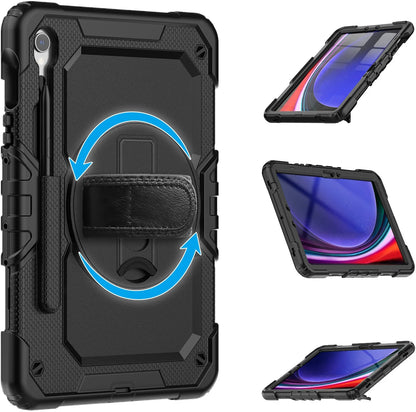 Xccess Survivor All-Round Case Samsung Galaxy Tab S10 Fe+ 13.1 Black (Screenless) - Essentify