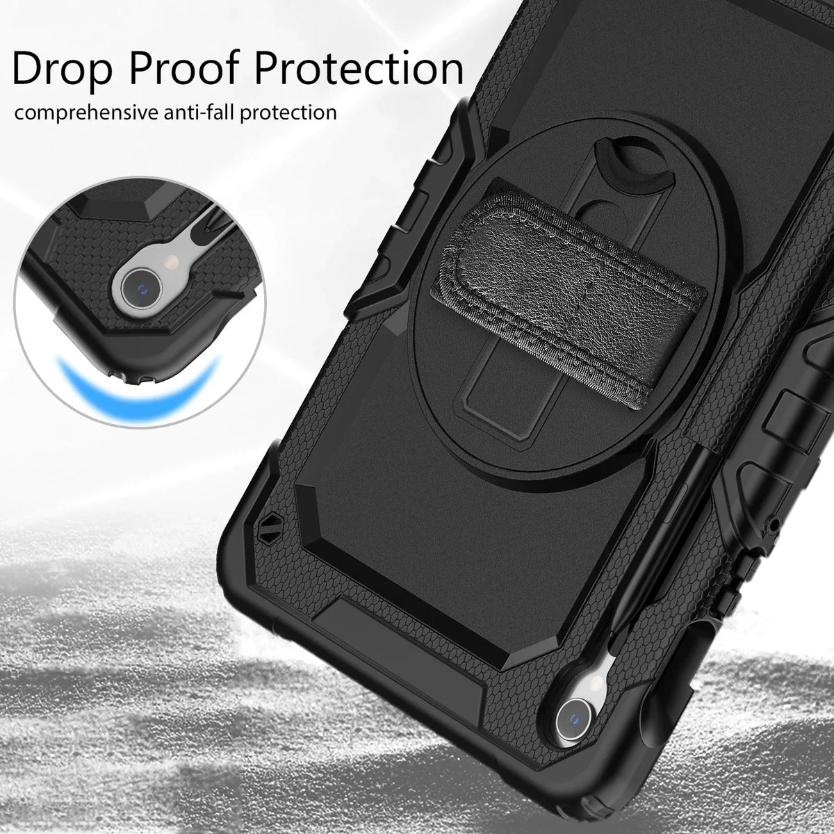 Xccess Survivor All-Round Case Samsung Galaxy Tab S10 Fe+ 13.1 Black (Screenless) - Essentify