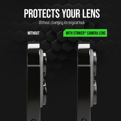 Striker Single Lens Glass Camera Protector - Transparent - Apple Iphone 15/15 Plus