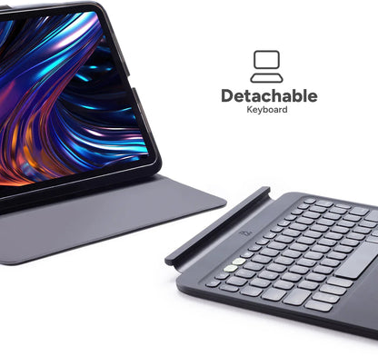 Zagg Pro Keys 2 Bluetooth Keyboard Case For Apple Ipad Pro 11 (2024) Qwerty Black - Essentify