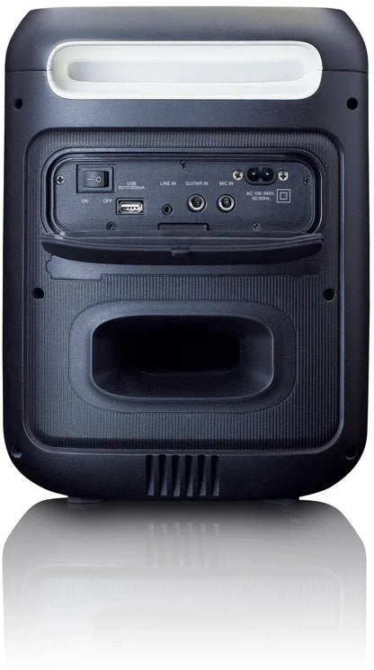 Lenco Bluetooth Party Speaker + Remote + Microphone Black - Essentify