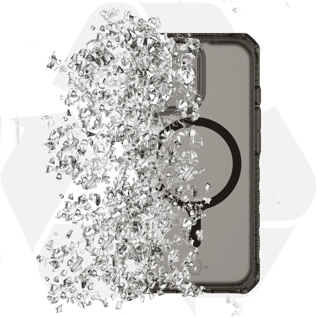 Itskins Level 2 Hybridmagfrost_R For Apple Iphone 17 Black - Essentify