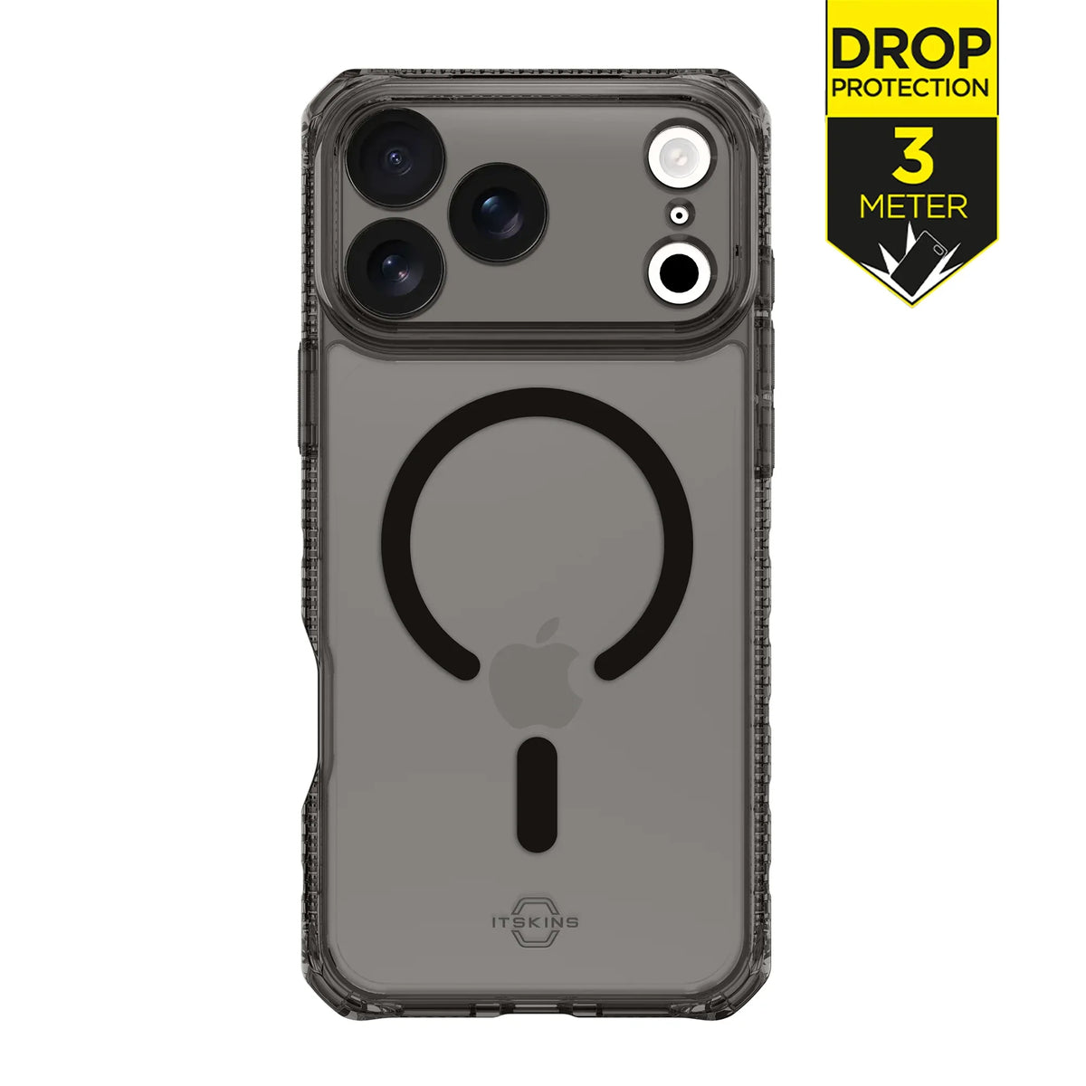 Itskins Level 2 Hybridmagfrost_R For Apple Iphone 17 Pro Black - Essentify
