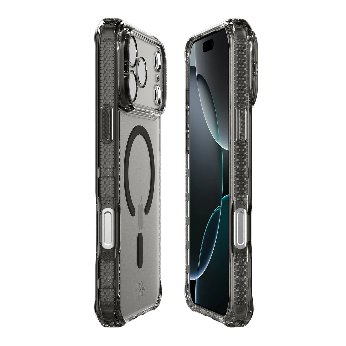 Itskins Level 2 Hybridmagfrost_R For Apple Iphone 17 Pro Black - Essentify