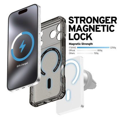 Itskins Level 2 Hybridmagfrost_R For Apple Iphone 17 Pro Black - Essentify