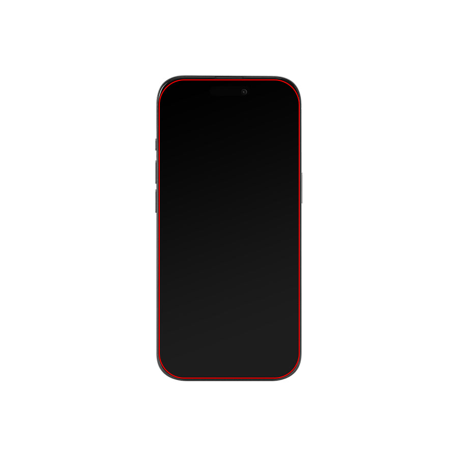 Mobilize Glass Screen Protector - Black Frame - Apple Iphone 16 Pro/17/17 Pro