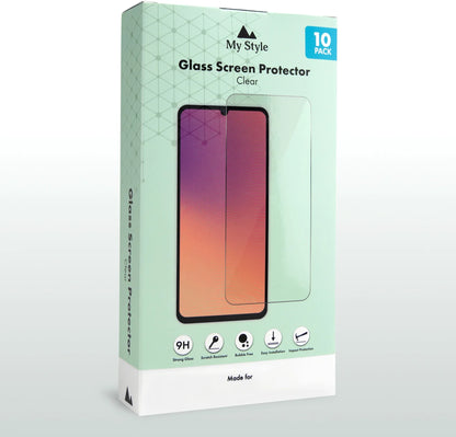 My Style Tempered Glass Screen Protector For Apple Iphone 16 Pro Max/17 Pro Max Clear (10-Pack) - Essentify