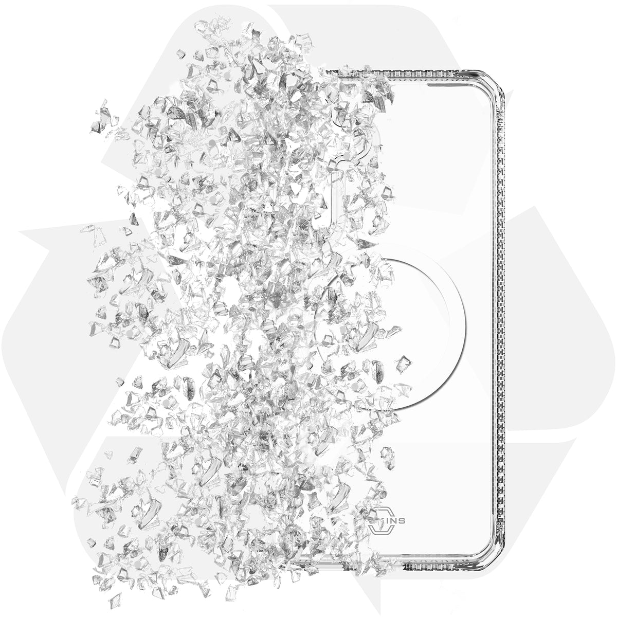 Itskins Level 2 Hybridmagclear_R For Samsung Galaxy S25 Fe Transparent
