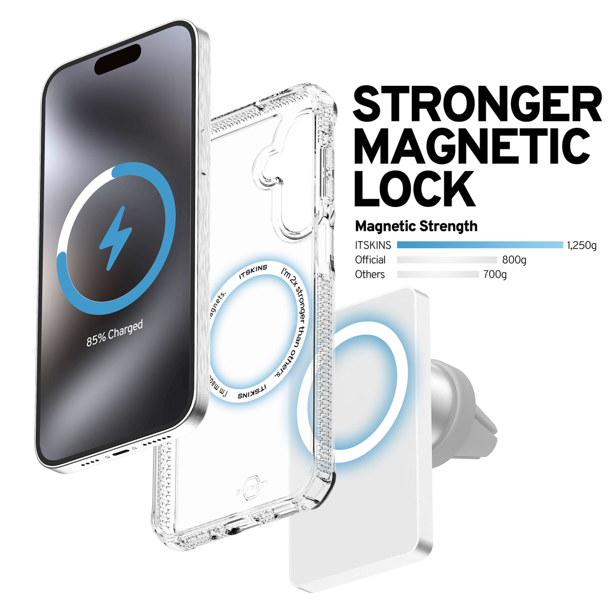 Itskins Level 2 Hybridmagclear_R For Samsung Galaxy Galaxy A17 4G/5G Transparent
