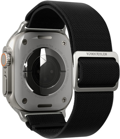 Vonmählen Classic Nylon Loop For Apple Watch 40 - 41 - 42Mm One Size Black - Essentify