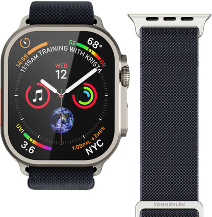 Vonmählen Classic Nylon Loop For Apple Watch 40 - 41 - 42Mm One Size Navy