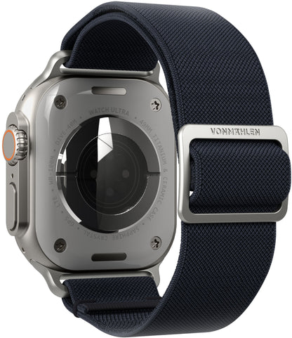 Vonmählen Classic Nylon Loop For Apple Watch 44 - 45 - 46 - 49Mm One Size Navy