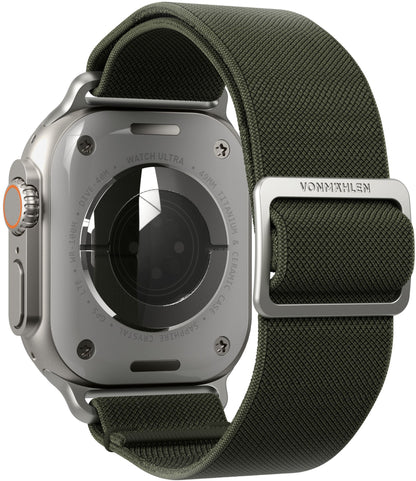 Vonmählen Classic Nylon Loop For Apple Watch 44 - 45 - 46 - 49Mm One Size Olive