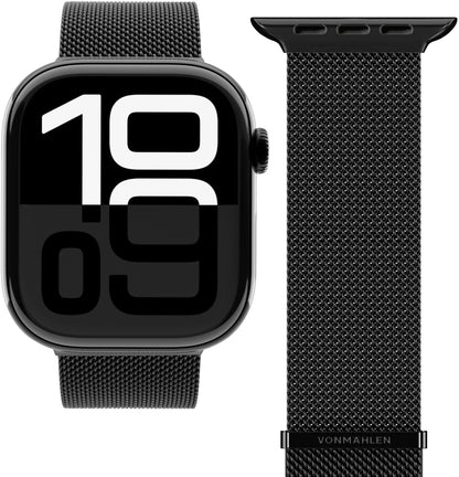 Vonmählen Milanese Loop 2 For Apple Watch 40 - 41 - 42Mm One Size Black - Essentify