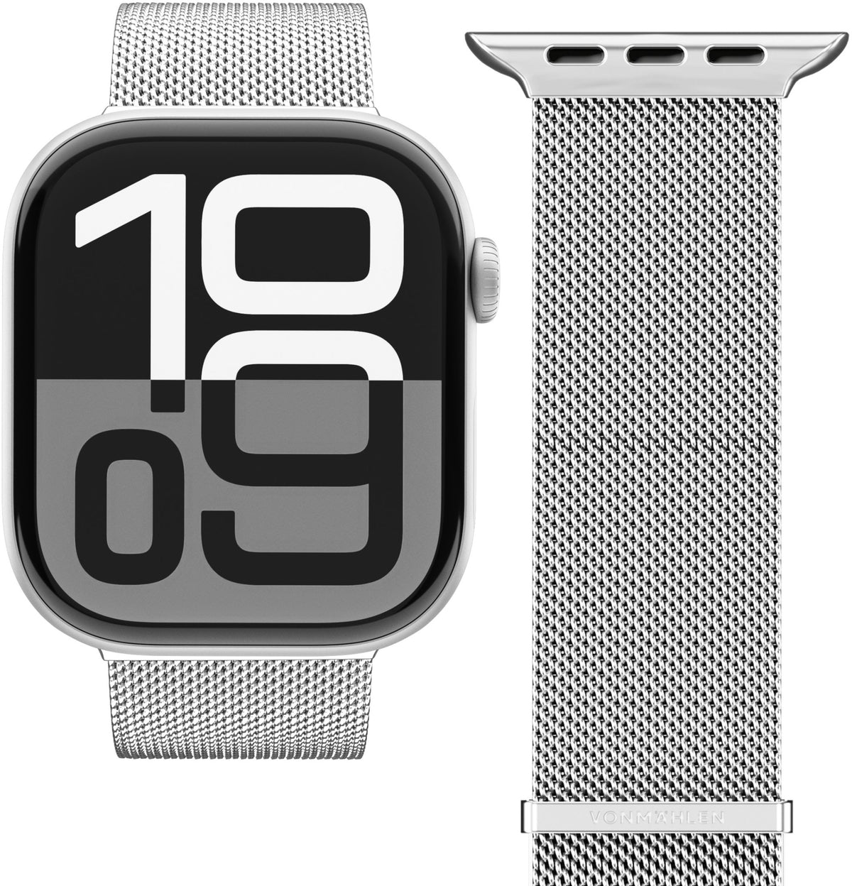 Vonmählen Milanese Loop 2 For Apple Watch 40 - 41 - 42Mm One Size Silver