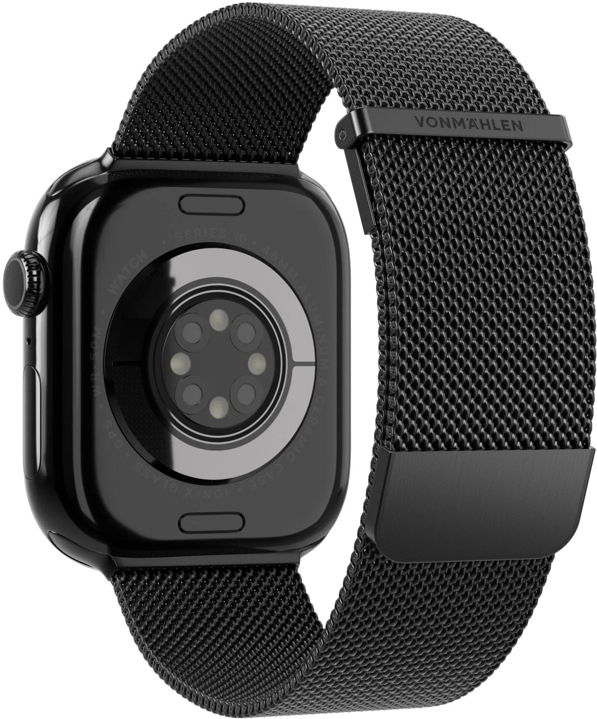 Vonmählen Milanese Loop 2 For Apple Watch 44 - 45 - 46 - 49Mm One Size Black - Essentify
