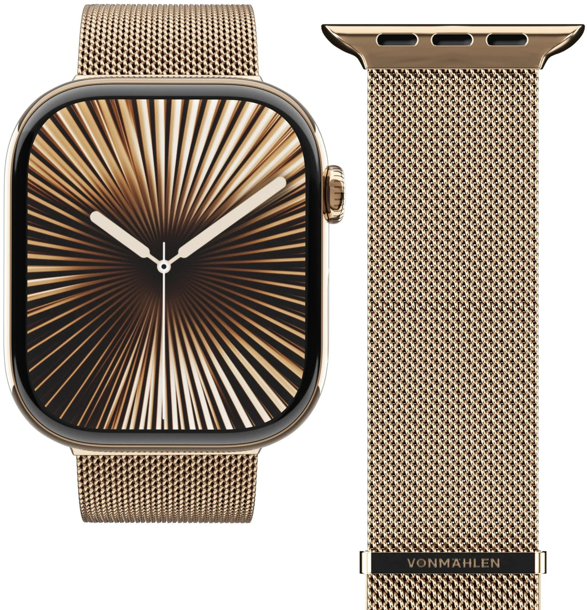 Vonmählen Milanese Loop 2 For Apple Watch 40 - 41 - 42Mm One Size Sunset Gold - Essentify