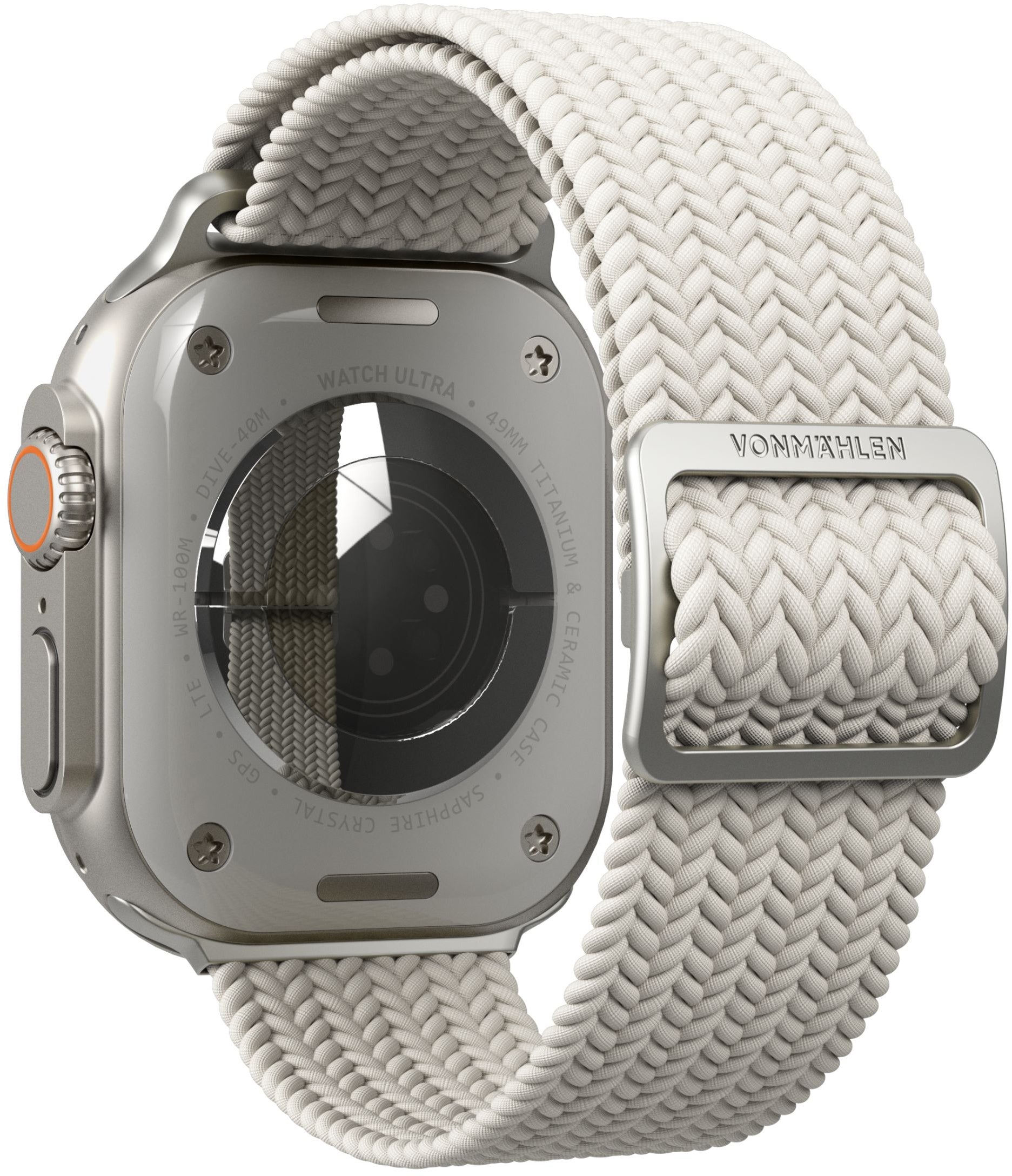 Vonmählen Woven Loop For Apple Watch 40 - 41 - 42Mm One Size Cream
