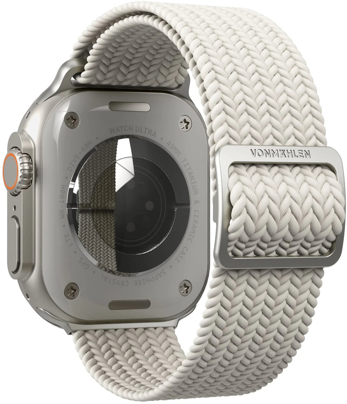 Vonmählen Woven Loop For Apple Watch 44 - 45 - 46 - 49Mm One Size Cream - Essentify