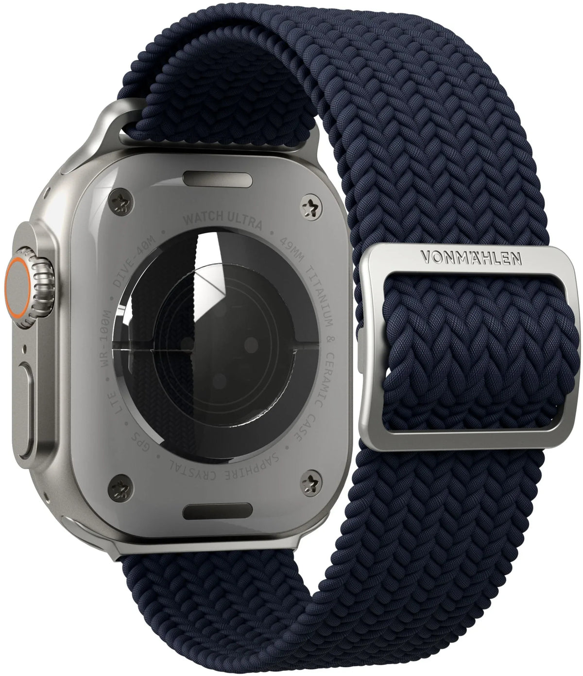 Vonmählen Woven Loop For Apple Watch 44 - 45 - 46 - 49Mm One Size Navy - Essentify