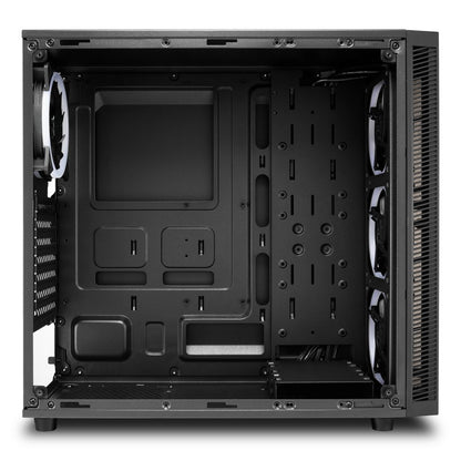 Sharkoon TG4M RGB | Midi Tower Case | Zwart
